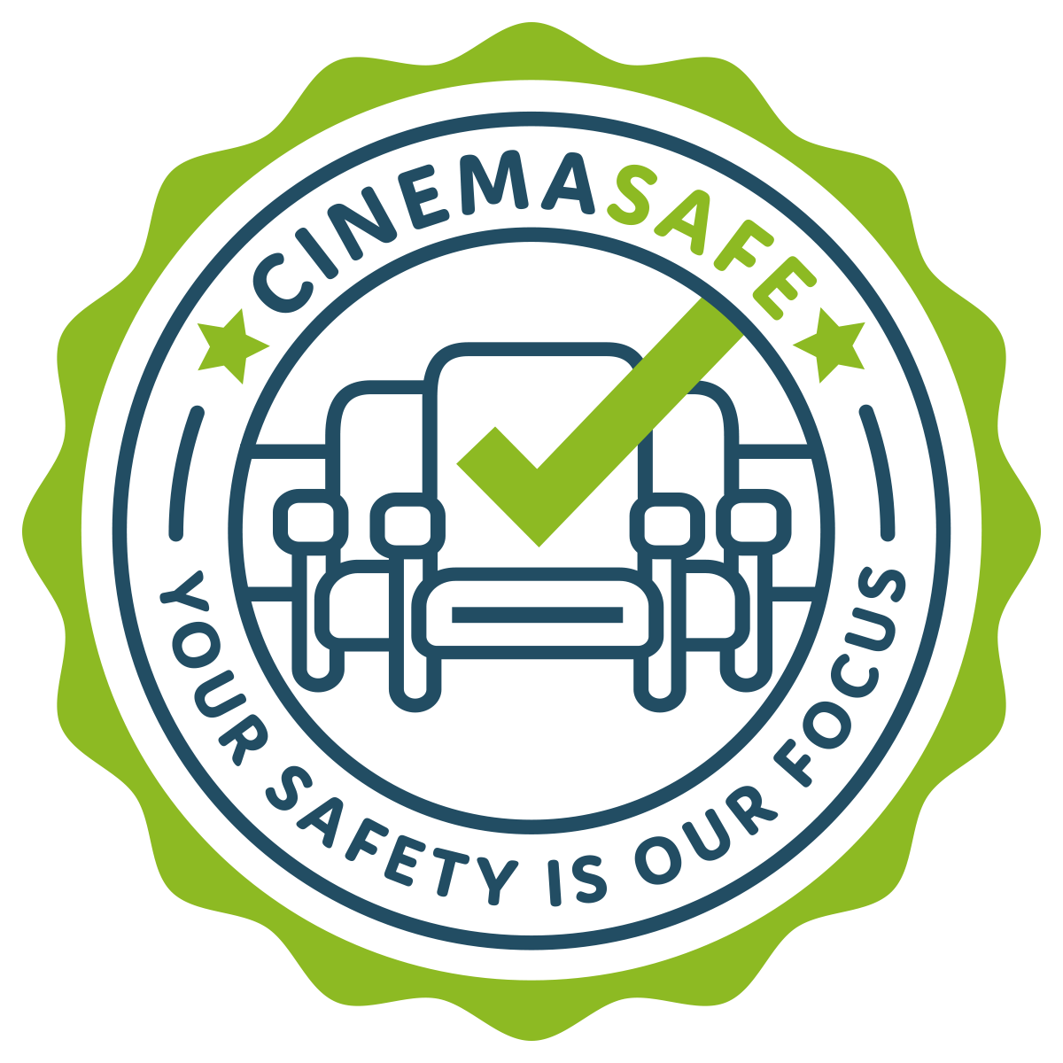 Arena Cinelounge CinemaSafe Badge